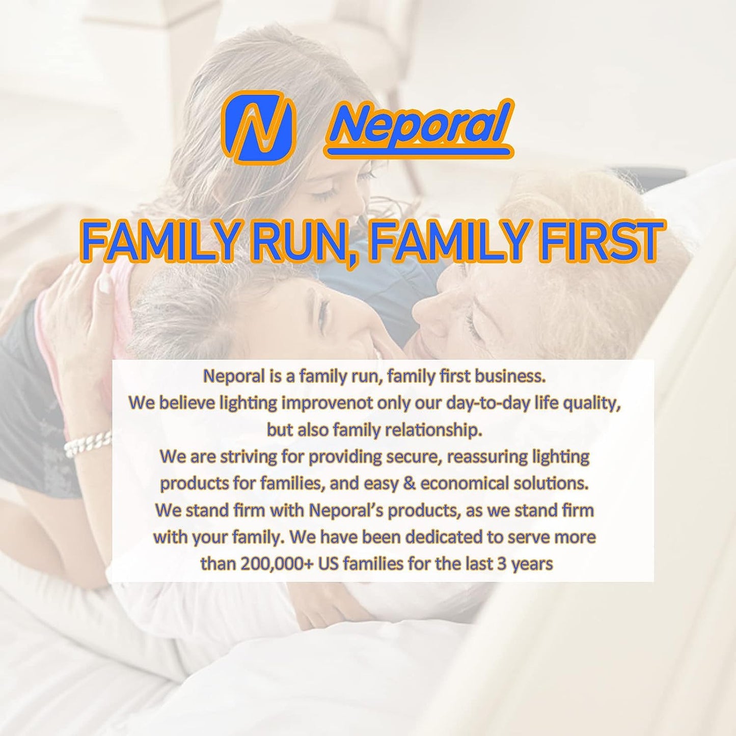 Neporal LITE Emergency Rechargeable Light Bulbs, Light Up to 12 hrs,5000K Daylight 15W E26 LED Bulb, Emergency Light Bulb for Home Power Failure