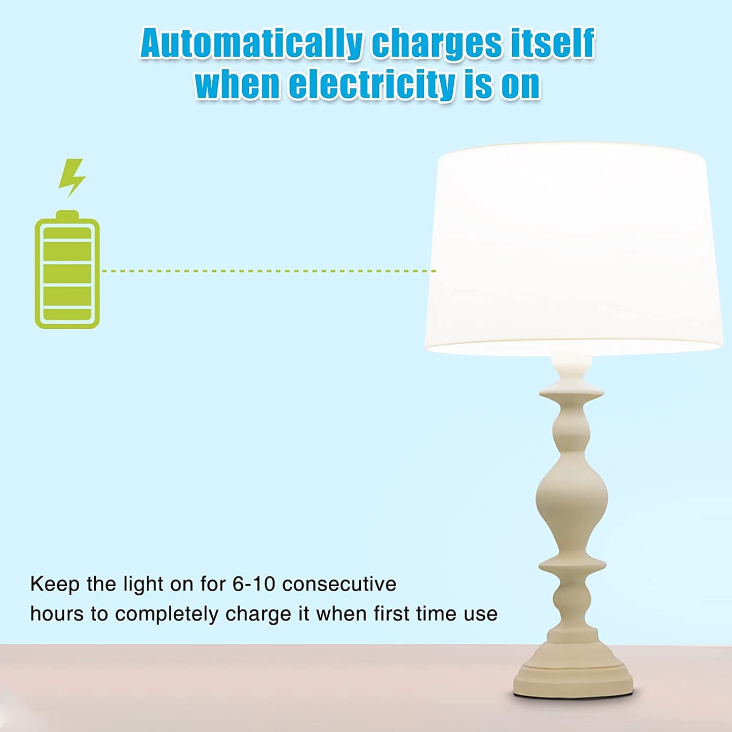 Neporal 4 Pack Rechargeable Emergency LED Bulb, 1200mAh, 15W, 80W Equivalent, E27, with Hook