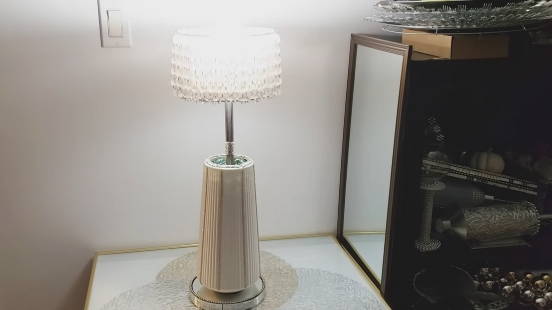 Creating a Glamorous Dollar Tree Crystal Chandelier Lamp