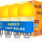 Neporal Red Light Bulbs for Sleep 9W, 100% Blue Light Blocking Red Night Light, 625nm Sleep Light for Melatonin Promoting, A19 60W Equivalent Dim Light Bulbs for Bedroom, Baby Nursery,3 Pack