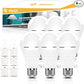 Neporal A19 Rechargeable Light Bulbs Emergency Light Bulb for Power Outages