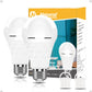 Neporal A19 Rechargeable Light Bulbs, Emergency Light Bulb 60 Watt Equiv., Self-Charging
