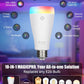 Neporal MAGICPRO Rechargeable Light Bulbs with Remote, Socket/USB Rechargeable