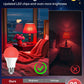 Neporal Red Light Bulbs for Sleep 9W, 100% Blue Light Blocking Red Night Light, 625nm Sleep Light for Melatonin Promoting, A19 60W Equivalent Dim Light Bulbs for Bedroom, Baby Nursery,3 Pack