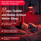 Neporal Red Light Bulbs for Sleep 9W, 100% Blue Light Blocking Red Night Light, 625nm Sleep Light for Melatonin Promoting, A19 60W Equivalent Dim Light Bulbs for Bedroom, Baby Nursery,3 Pack