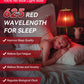 Neporal Red Light Bulbs for Sleep 9W, 100% Blue Light Blocking Red Night Light, 625nm Sleep Light for Melatonin Promoting, A19 60W Equivalent Dim Light Bulbs for Bedroom, Baby Nursery,3 Pack