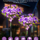 Neporal Solar Garden Lights Outdoor Waterproof IP65, Dusk to Dawn Purple Carnation