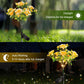 Neporal Solar Lights Outdoor Decorative, Solar Garden Lights with Carnation Flower