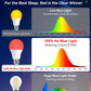 Neporal Red Light Bulbs for Sleep 9W, 100% Blue Light Blocking Red Night Light, 625nm Sleep Light for Melatonin Promoting, A19 60W Equivalent Dim Light Bulbs for Bedroom, Baby Nursery,3 Pack