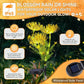 Neporal Solar Garden Lights with Glowing Flowers & Stems