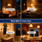 Neporal Warm Light Bulbs 2200K Amber Light Bulbs, 9W 60W Equivalent No Blue Bulbs for Sleep, Soft Yellow A19 E26 Bulb, Flicker-Free Bedroom Nursery Bedside & Living Room Night Light, [4] Pack