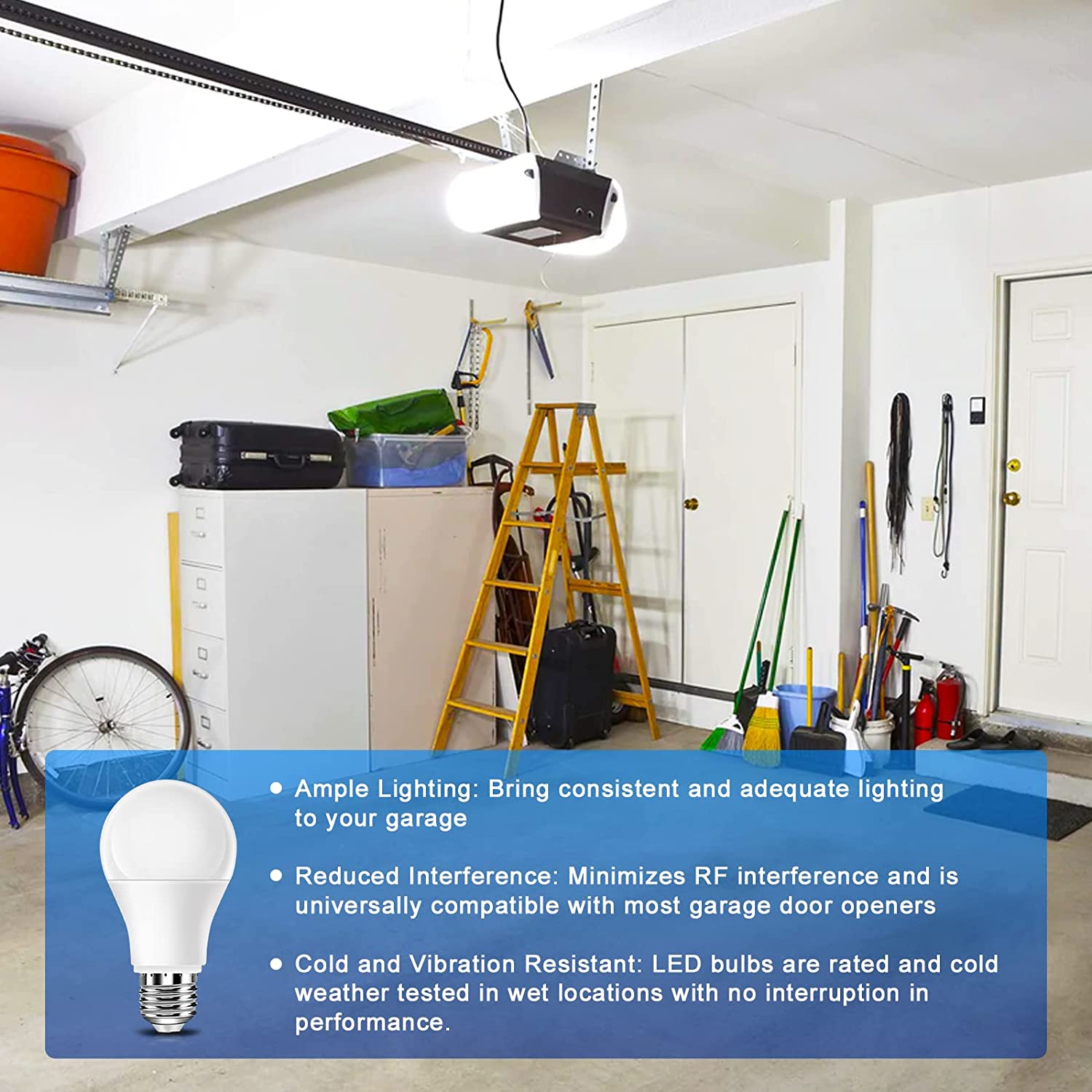 Garage door online bulbs